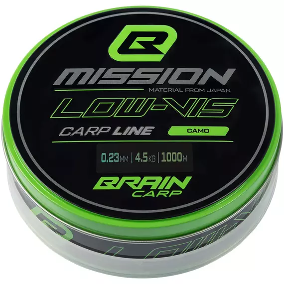 Волосінь Brain Mission Carp Line (Camo) 1000m 0.23mm 4.5kg, фото , изображение 2